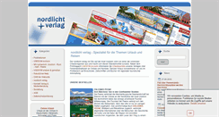 Desktop Screenshot of nordlichtverlag.de