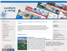 Tablet Screenshot of nordlichtverlag.de
